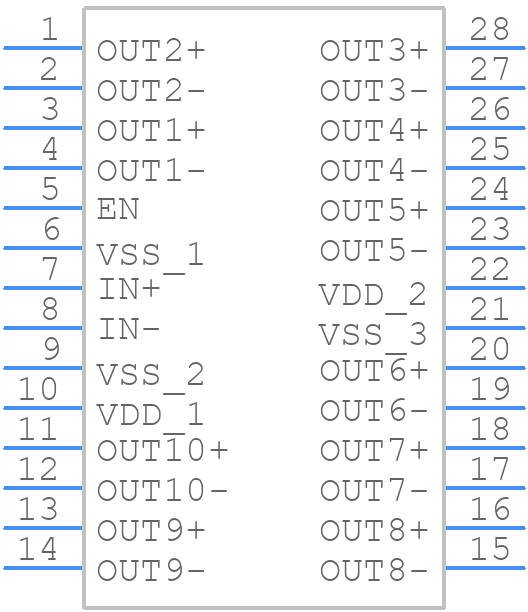 DS90LV110TMTCX/NOPB - Texas Instruments - PCB symbol