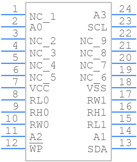 X9269US24T1 - Renesas Electronics - PCB symbol
