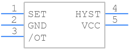 TMP709AIDBVR - Texas Instruments - PCB symbol