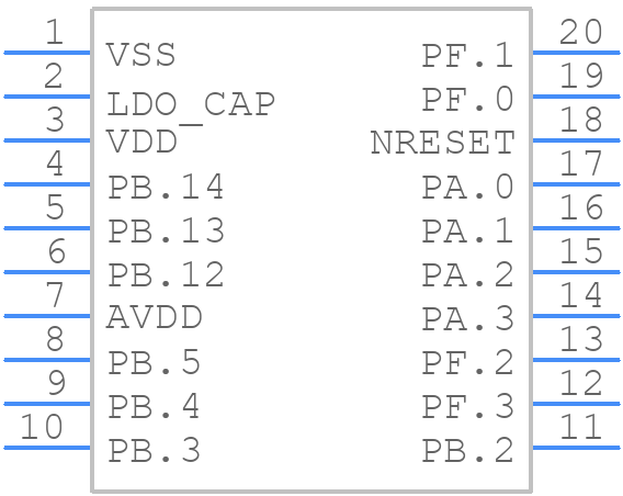 M031FB0AE - Nuvoton - PCB symbol