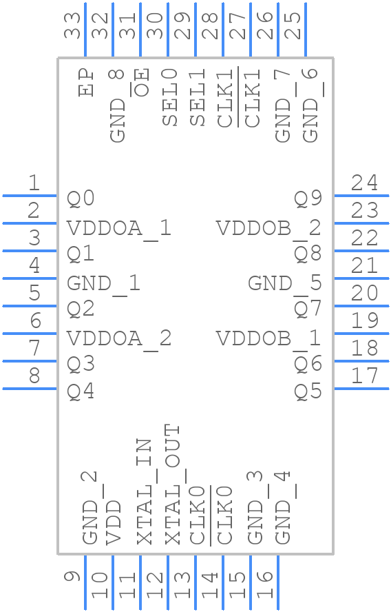 NB3F8L3010CMNTWG - onsemi - PCB symbol