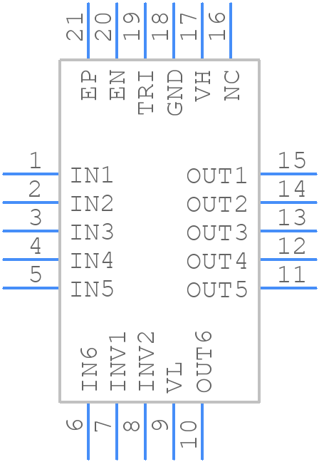 EL5001ILZ-T7 - Renesas Electronics - PCB symbol