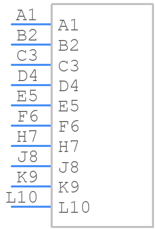 387-010-523-101 - EDAC - PCB symbol