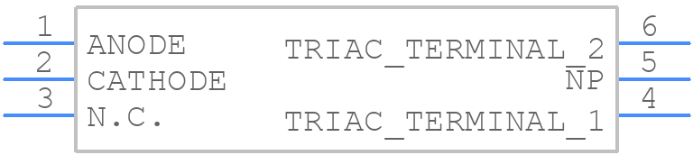 TLP3052A(TP1,F - Toshiba - PCB symbol