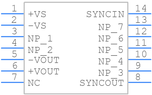 DCP010505BP-U/700 - Texas Instruments - PCB symbol