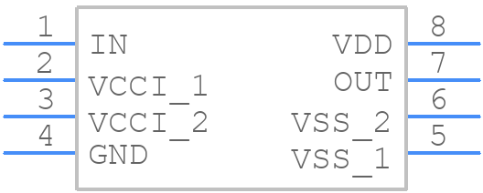 UCC5304DWVR - Texas Instruments - PCB symbol
