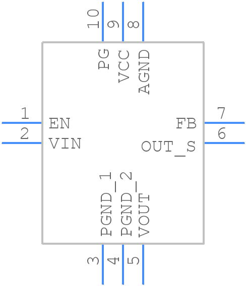 MPM3632SGPQ-P - Monolithic Power Systems (MPS) - PCB symbol