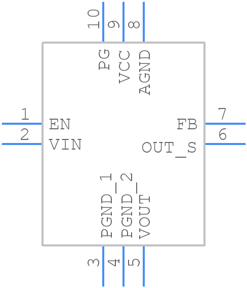 MPM3632SGPQ-Z - Monolithic Power Systems (MPS) - PCB symbol