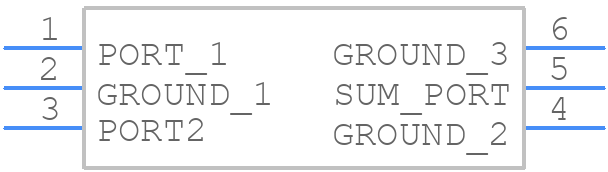 SP-2G1+ - Mini-Circuits - PCB symbol