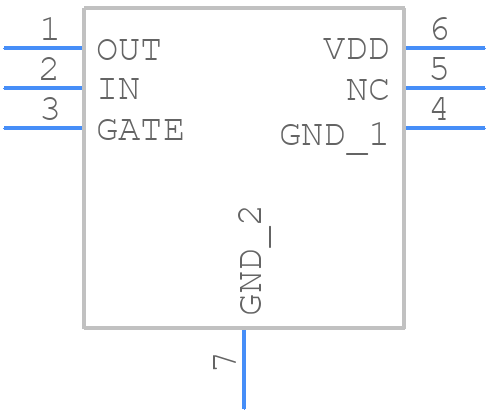 LTC4357HDCB#TRMPBF - Analog Devices - PCB symbol
