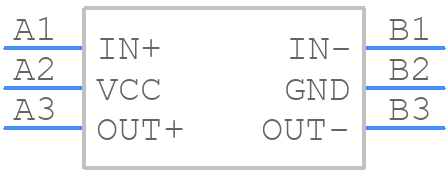 MAX40025CAWT+T - Analog Devices - PCB symbol