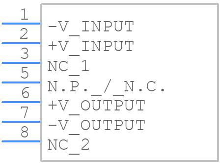 IW2412SA - XP POWER - PCB symbol