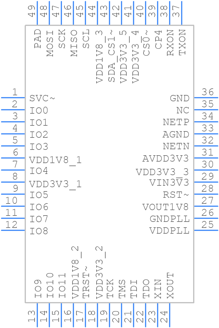 14235R-2000 - Adesto Technologies - PCB symbol