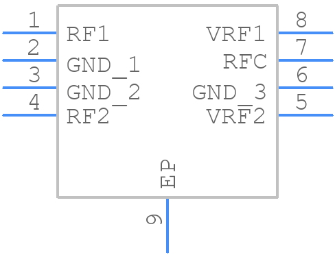 RFSW8000TR7 - Qorvo - PCB symbol