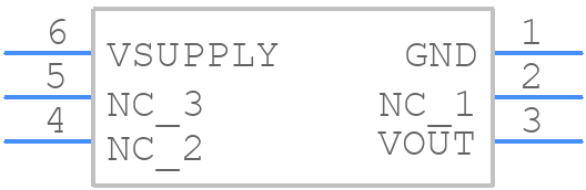 ABPDANV015PGAA5 - Honeywell - PCB symbol