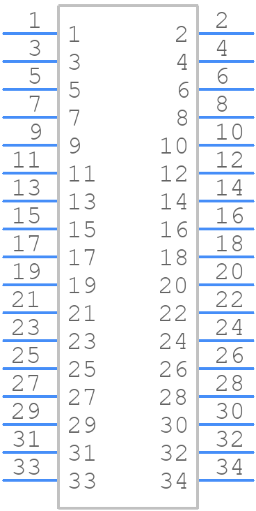 FH29-34S-0.2SHW(05) - Hirose - PCB symbol