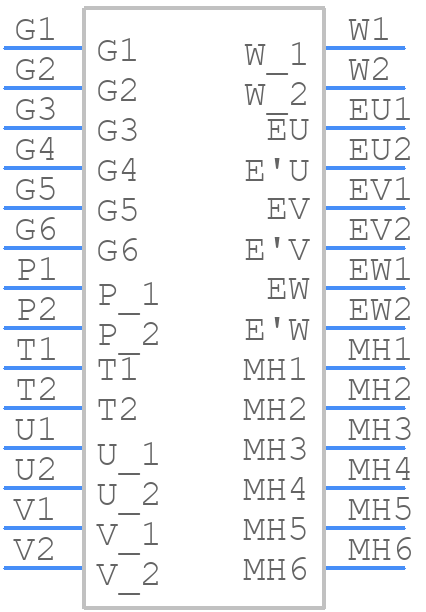 A1P25S12M3-F - STMicroelectronics - PCB symbol