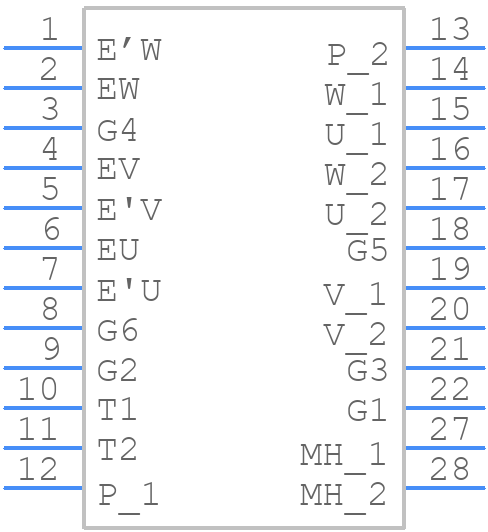A1P35S12M3-F - STMicroelectronics - PCB symbol