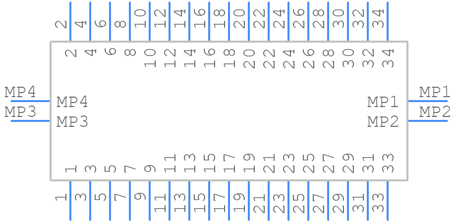 504618-3412 - Molex - PCB symbol