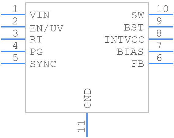 LT8619EDD#PBF - Analog Devices - PCB symbol