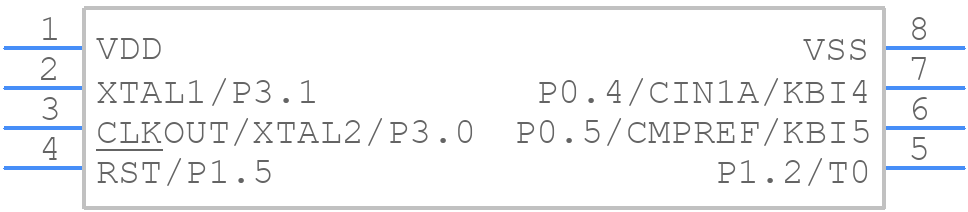 P89LPC901FN,129 - NXP - PCB symbol