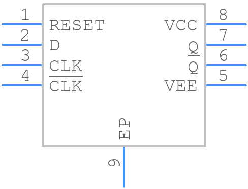 SY10EP51VMG-TR - Microchip - PCB symbol