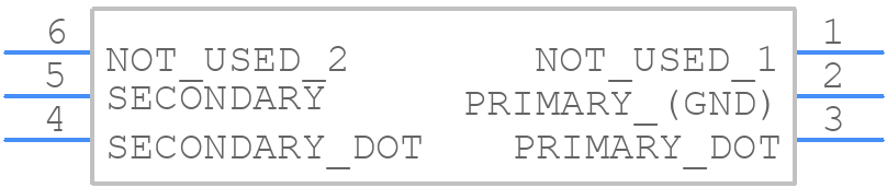 TCM2-672X+ - Mini-Circuits - PCB symbol