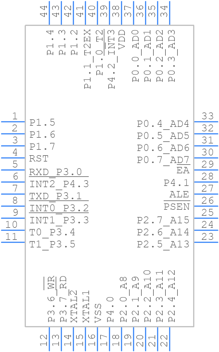 W78E365A40FL - Nuvoton - PCB symbol