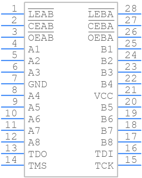 SN74ABT8543DWRE4 - Texas Instruments - PCB symbol