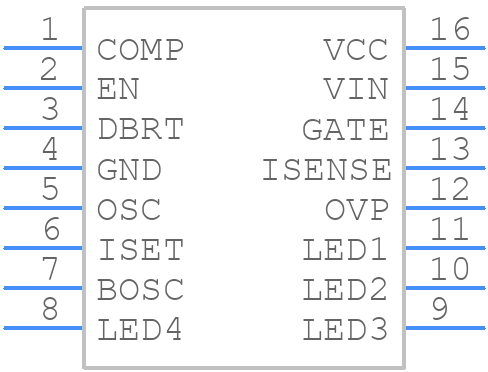 MP3394SGS - Monolithic Power Systems (MPS) - PCB symbol