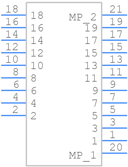 FH64MA-19S-0.25SHW - Hirose - PCB symbol