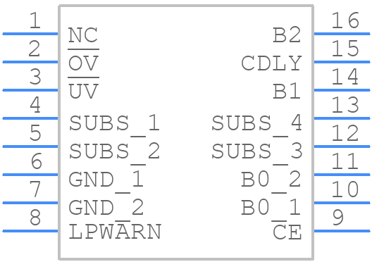 UCC3911DPTR-3 - Texas Instruments - PCB symbol