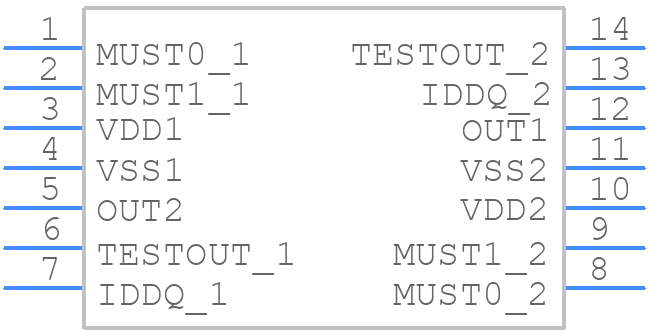MLX90288LGO-CAB-002-RE - Melexis - PCB symbol