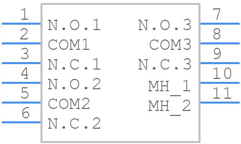 7301SYAV2QE - LITTELFUSE - PCB symbol