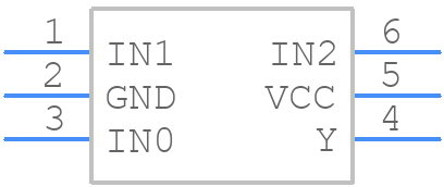 SN74AUP1G57DCKT - Texas Instruments - PCB symbol