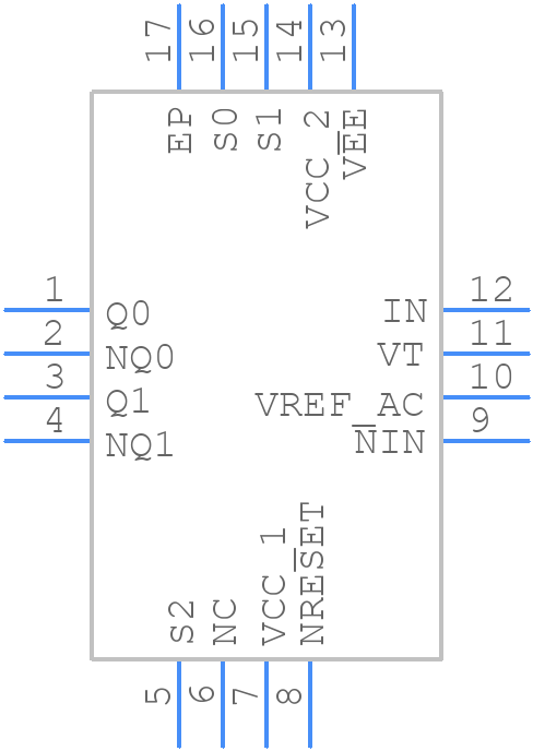 8S89874BKILFT - Renesas Electronics - PCB symbol