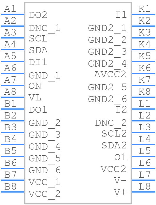 LTM2886CY-3I#PBF - Analog Devices - PCB symbol