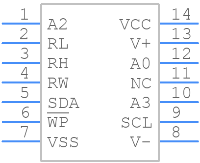 X9428WV14-2.7 - Renesas Electronics - PCB symbol