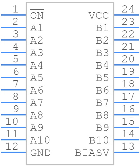 SN74CBT6800ADGVRG4 - Texas Instruments - PCB symbol