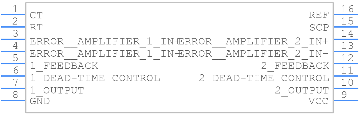 TL1453CNS - Texas Instruments - PCB symbol