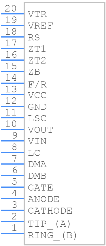 Ag2120S - Silvertel - PCB symbol