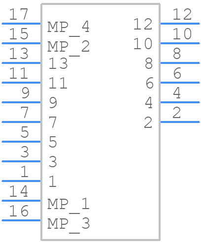 FH62-13S-0.25SHW(10) - Hirose - PCB symbol
