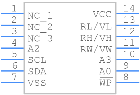 X9429WV14T4 - Renesas Electronics - PCB symbol