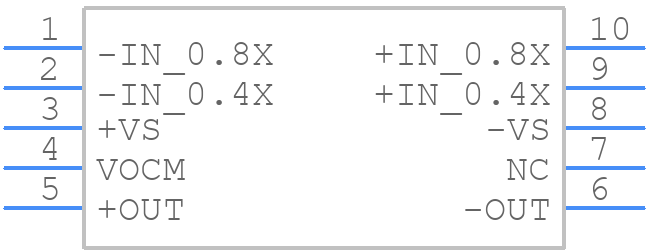 AD8475BRMZ-RL - Analog Devices - PCB symbol