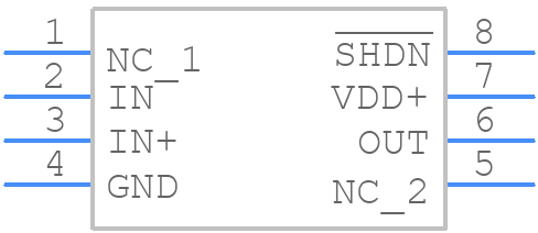 TLV2460AQPWRG4Q1 - Texas Instruments - PCB symbol