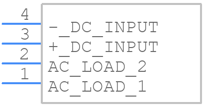 SSRF-240D25 - TE Connectivity - PCB symbol