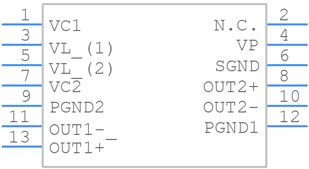TDA7057AQ - NXP - PCB symbol