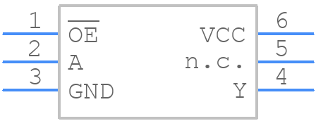 74AUP1G125GF,132 - Nexperia - PCB symbol