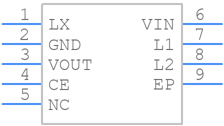 XCL210D121GR-G - Torex - PCB symbol