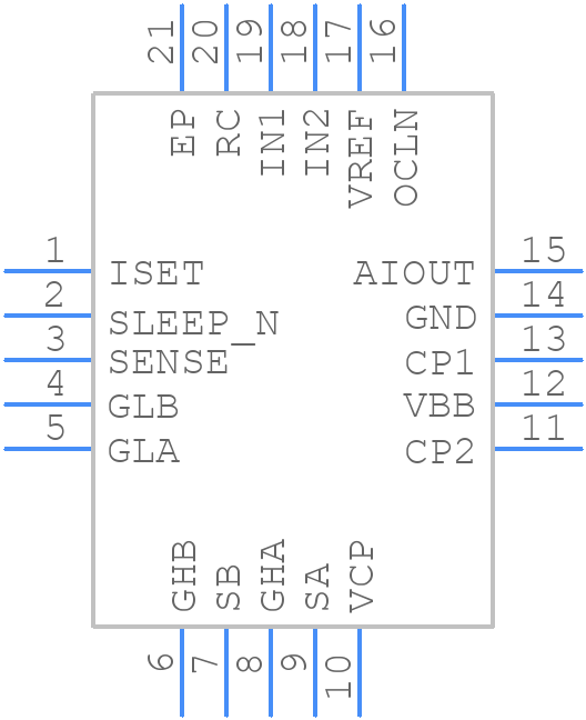 A4955GESTR-T - Allegro Microsystems - PCB symbol